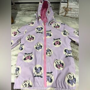 Disney Kids Lavender Minnie Mouse Raincoat